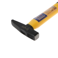 Молоток слесарный ТУНДРА ПРОФИ, квадратный боек, фиберглассовая 3К рукоятка, 100 г