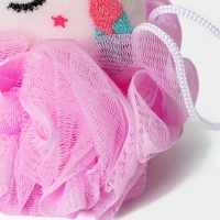 Мочалка для тела SAVANNA &laquo;Единорожка&raquo;, цвет розовый