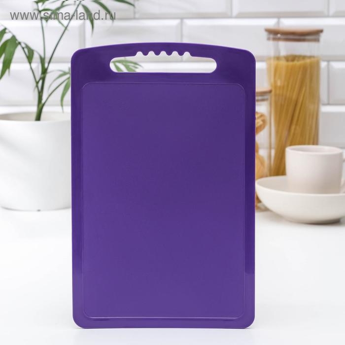 Доска разделочная, 32&times;20 см, цвет МИКС