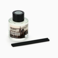 Диффузор ароматический палочки, ароматизатор для дома &laquo;Аромадиффузор: Love&raquo;,аромат кофе, 50 мл.