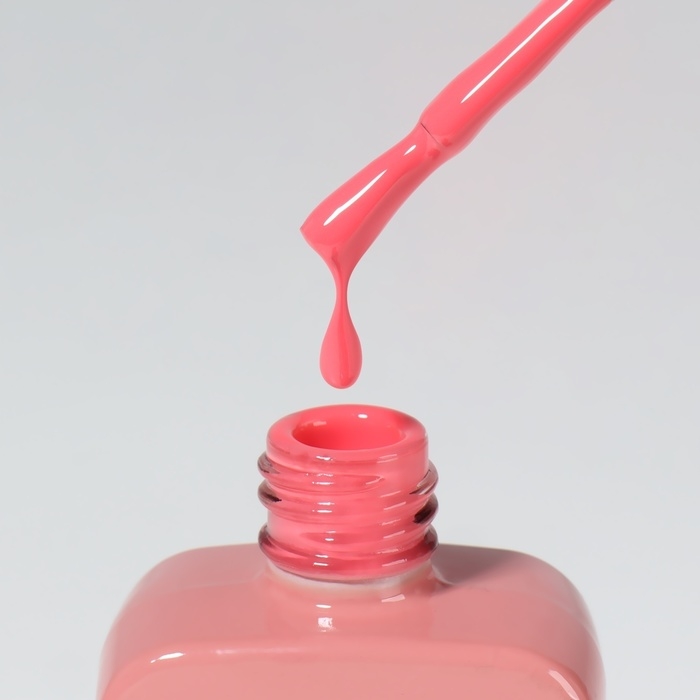 Гель лак для ногтей &laquo;SIMPLE&raquo;, 3-х фазный, 10 мл, LED/UV, цвет розовый (135)