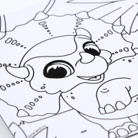 Магнит-раскраска &laquo;Дино&raquo;, 10 &times; 10 см