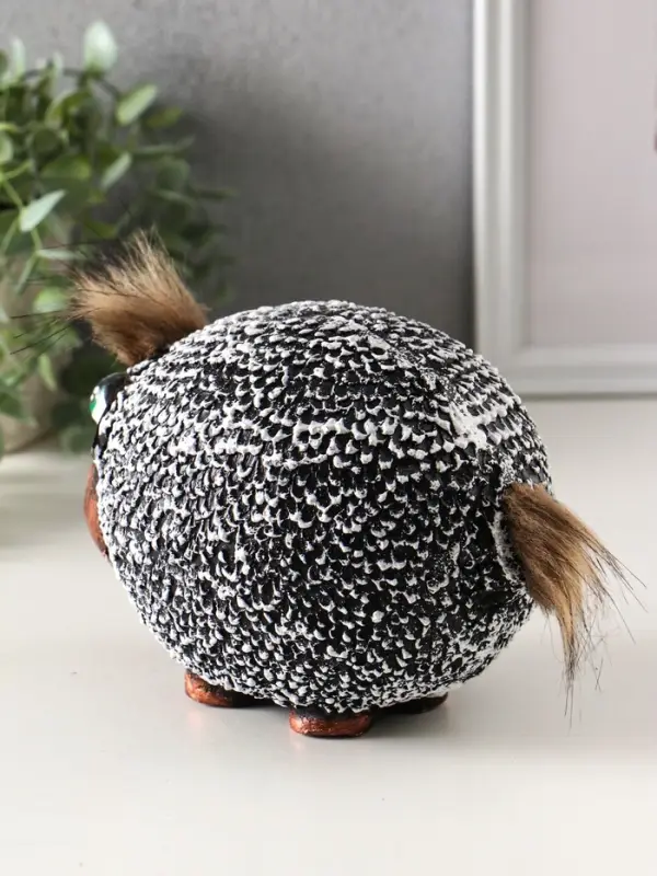 Копилка "Овечка" 12,5х17,5х12,5 см, белая