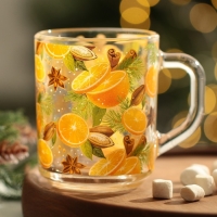 Кружка стеклянная новогодняя Дорого внимание &laquo;Глинтвейн&raquo;, 200 мл