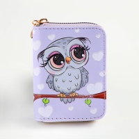 Кошелёк на молнии "Выбражулька", цвет фиолетовый