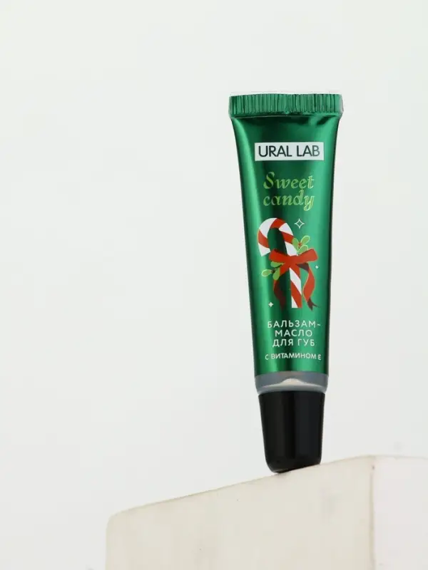 Бальзам-масло для губ, аромат яблоко в карамели, 10 г, URAL LAB