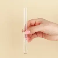 Ваза стеклянная для цветов, колба флористическая 15&times;1.5 см