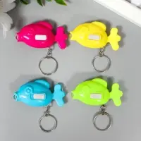 Фонарик свет на кольце "Рыбка"светит  МИКС 5х1,7х3 см