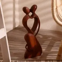 Сувенир дерево "Узы брака" коричневый цвет 40х16х4,5 см