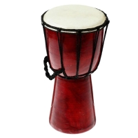Сувенирный музыкальный инструмент барабан джембе "Классика" 25х14х14 см