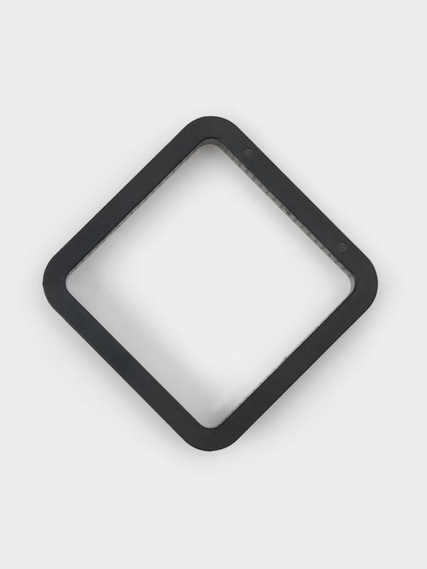 Формы для выпечки перфорированные Доляна &laquo;Квадрат&raquo;, набор 6 шт, пластик, 8&times;2 см, чёрные