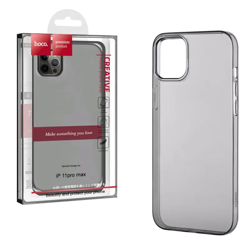 Чехол iPh 11 Pro Max Light Series TPU black HOCO
