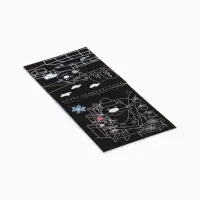 Альбом гравюр "Новый год", 8 гравюр, цветной фон, Три кота