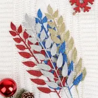 Декор блеск &laquo;Мелкий лист&raquo;, h=29 см, МИКС