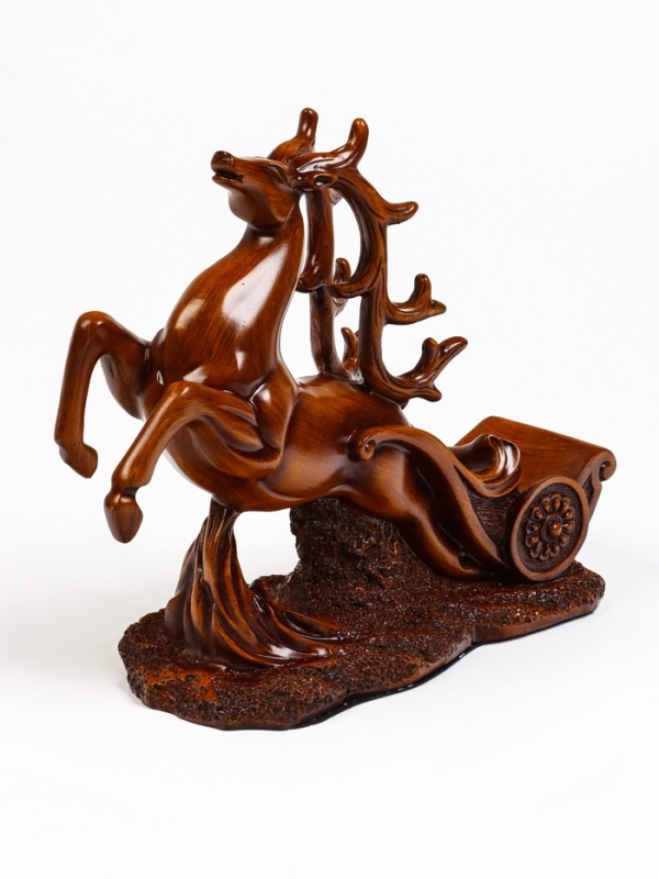 Подставка для бутылки "Олень" под дерево, 17.12.28см