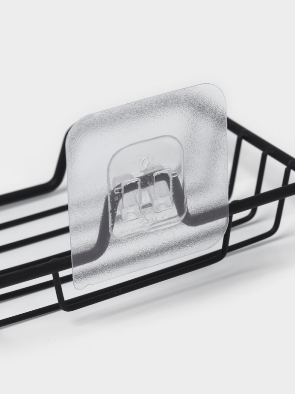 Мыльница настенная, цвет черный