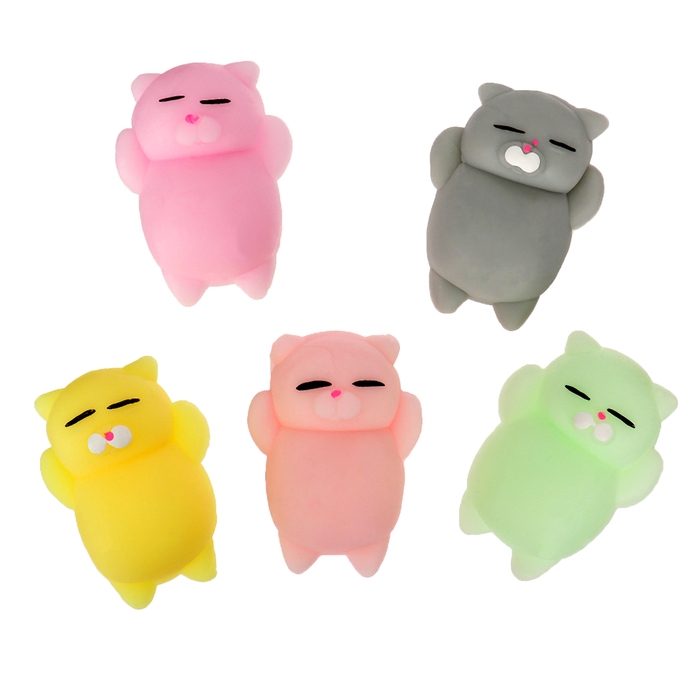 Антистресс сквиш мялка &laquo;Котик&raquo; в банке