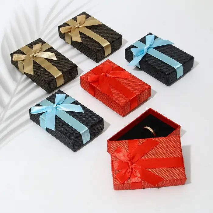 Коробочка подарочная под набор &laquo;Классик&raquo;, 5&times;8 (размер полезной части 7.7&times;4.8 см), МИКС, вставка чёрная