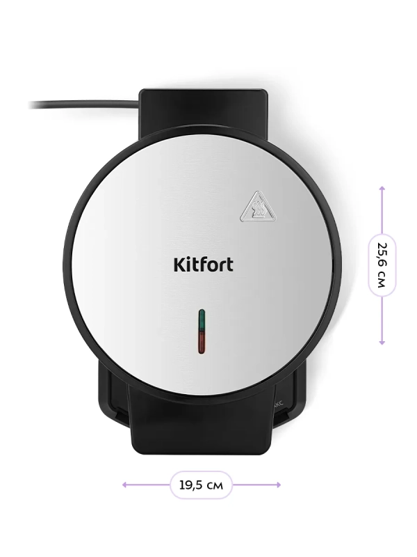 Вафельница электрическая для венских вафель КТ-5616 1000 Вт