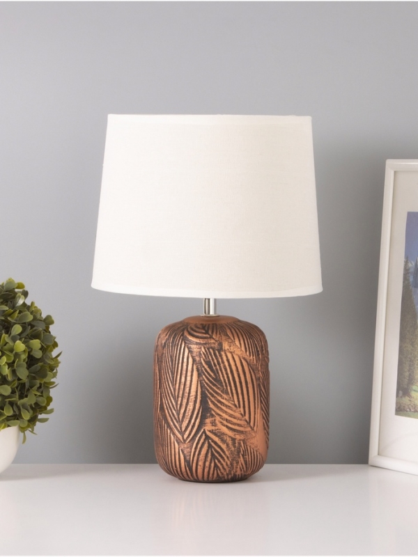 Настольная лампа "Осень" 1х15Вт Е14 бронза 23х23х35см