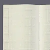 Тетрадь предметная 48 листов в клетку Calligrata, &laquo;Чёрное-белое. Английский язык&raquo;, обложка мелованная, серые листы