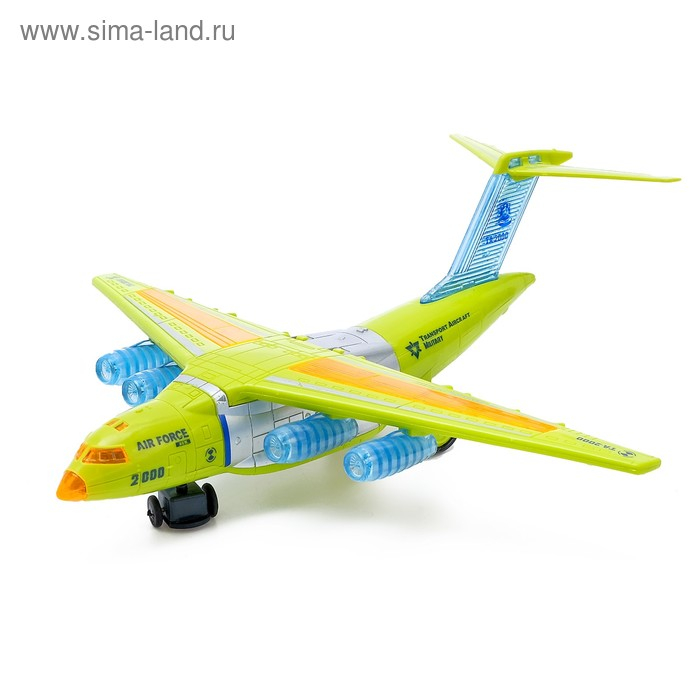 Самолёт &laquo;Авиалайнер&raquo;, работает от батареек, световые и звуковые эффекты