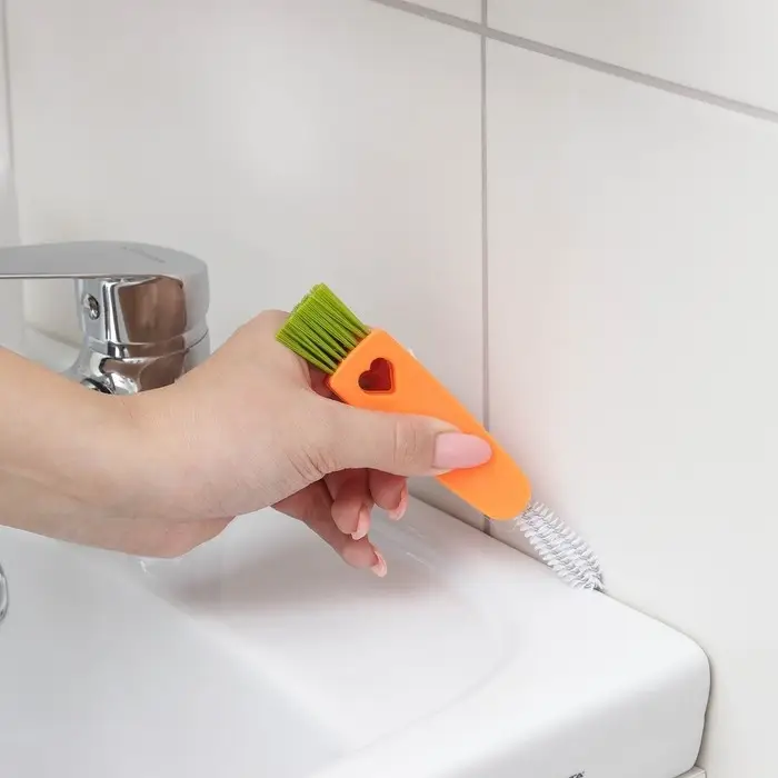 Щётка универсальная, 3 щётки в одном корпусе, 12 см, МИКС