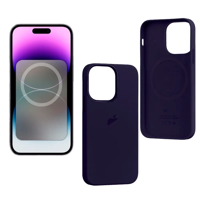 Чехол iPh 14 Pro Silicon Case 100% ORG Elderberry