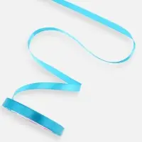 Лента атласная, 10 мм, 23&plusmn;1 м, голубая №47