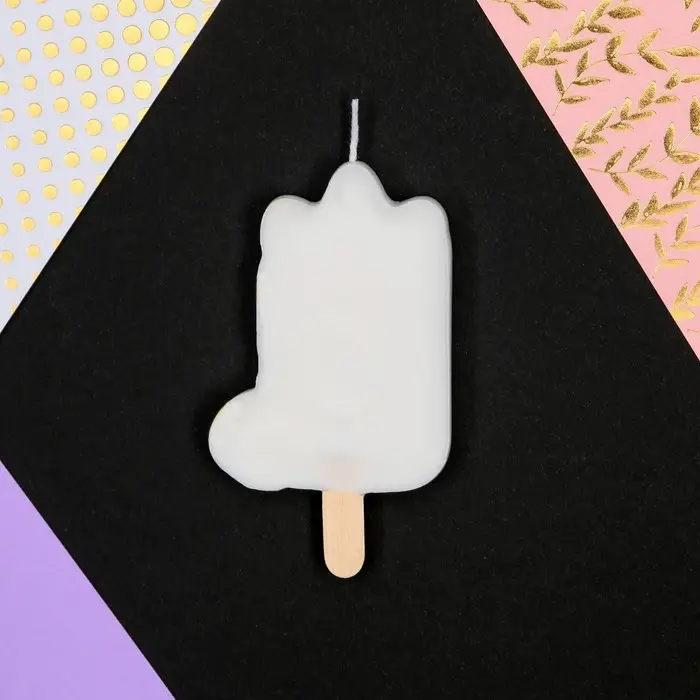 Свеча для торта &laquo;С Днём Рождения&raquo;, котик, 4,3 х 7,3 см