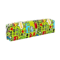 Пенал школьный на молнии "Машинки", МИКС