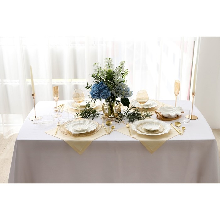 Набор бокалов для шампанского стеклянный Magistro &laquo;Иллюзия&raquo;, 180 мл, 5,5&times;27,5 см, 6 шт, цвет золотой