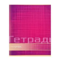 Тетрадь 48 листов в линейку Calligrata &laquo;Цвет и графика&raquo;, обложка мелованная бумага, блок №2, белизна 75% (серые листы), МИКС