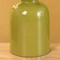 Подсвечник на 1 свечу "Авокадо" глянцевый 10х10х13 см