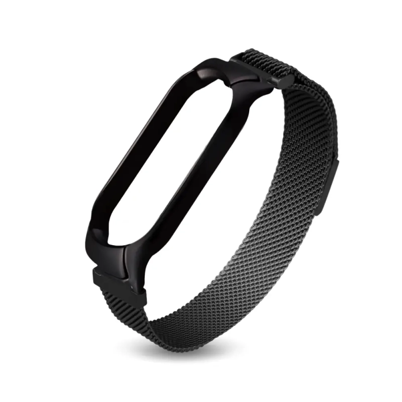 Ремешок для Mi 5 Milanese черный глянцевый