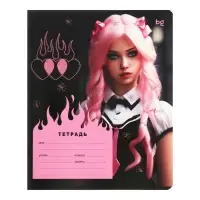 Тетрадь 12 листов в клетку, Cutie, обложка мелованный картон, МИКС