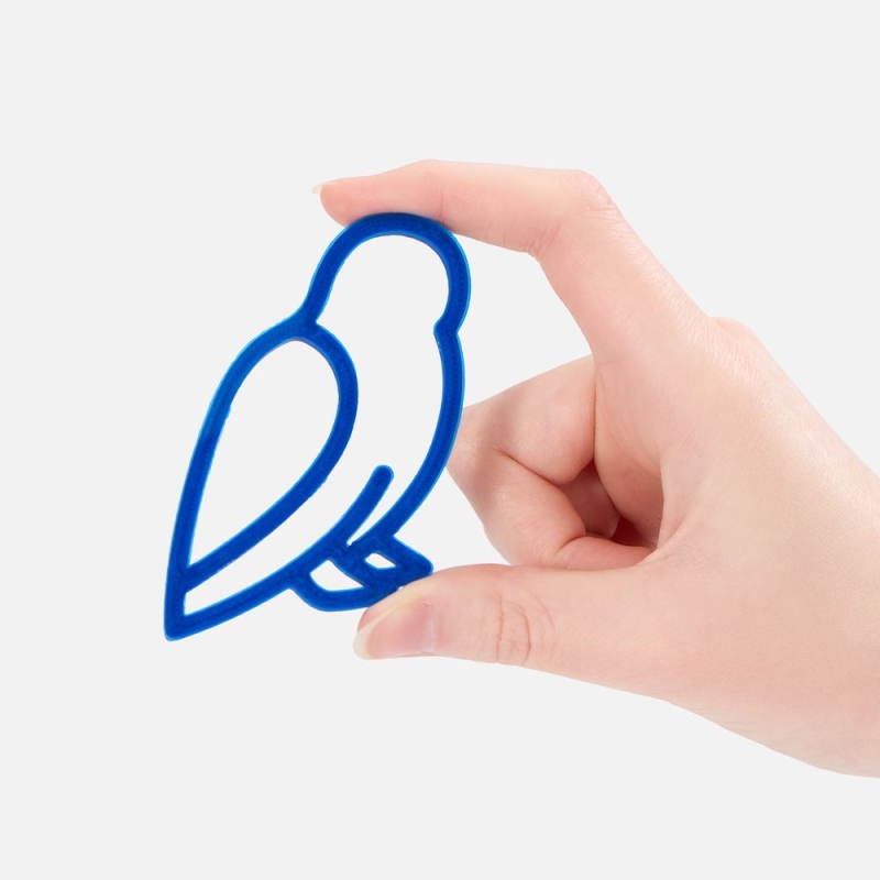 Подвеска &laquo;Сова&raquo;, 3D-печать, синяя