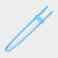 Щипцы кухонные Доляна &laquo;Дуэт&raquo;, 24,5&times;4,5&times;2 см, цвет голубой