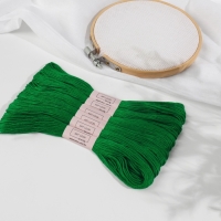 Набор ниток мулине №909, 8 &plusmn; 1 м, 6 шт, цвет изумрудный