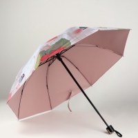 Зонт механический &laquo;Рисунки&raquo;, 4 сложения, 8 спиц, R=47/56 см, d=94 см, МИКС