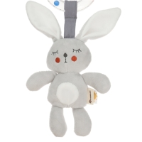Подвеска - погремушка &laquo;Зайка Бонни&raquo;, прорез, пищалка, шуршалка, на кроватку, коляску, Крошка Я