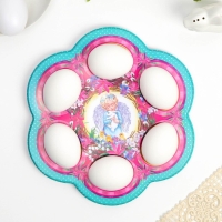 Пасхальная подставка на 6 яиц &laquo;Ангел&raquo; на пасху, 21,5 х 19.9 см.