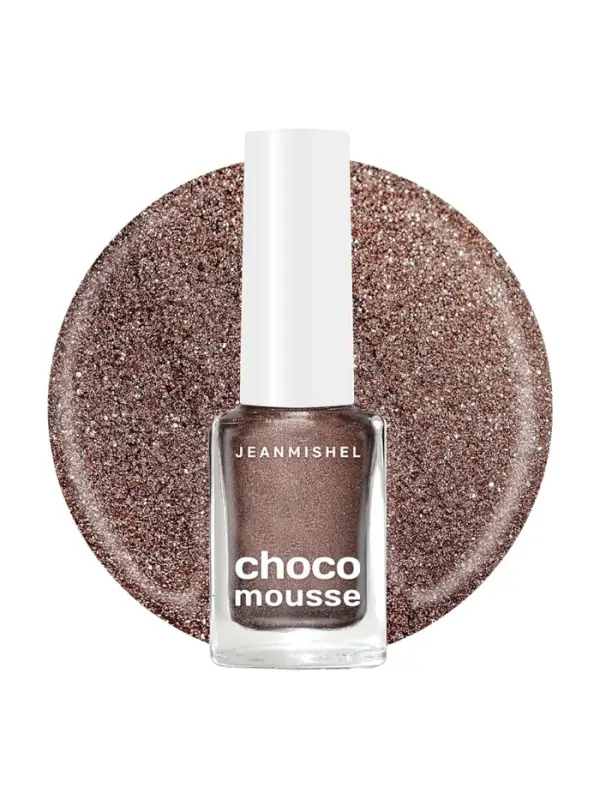 Лак для ногтей какао Jeanmishel шиммер тон 469, 6 мл
