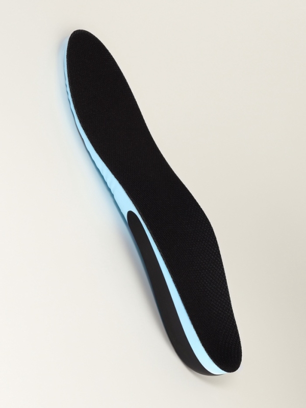 Стельки (EVA, полиэстер) универс 41-45р-р 28,5см (пара) черн/голуб пак SS