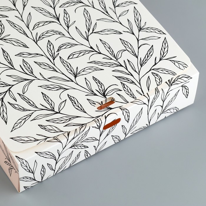 Коробка подарочная, упаковка, &laquo;Только для тебя&raquo;, 20 х 18 х 5 см, БЕЗ ЛЕНТЫ