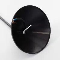 Подвес "Конус" 1х15Вт Е27 МОДЕЛЬ: BR 00268 черный/дымчатый 25х25х15см