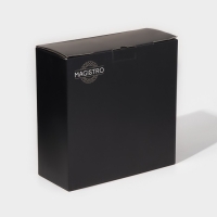 Набор стеклянных баночек для специй на подставке Magistro &laquo;Модерн&raquo;, 16 шт