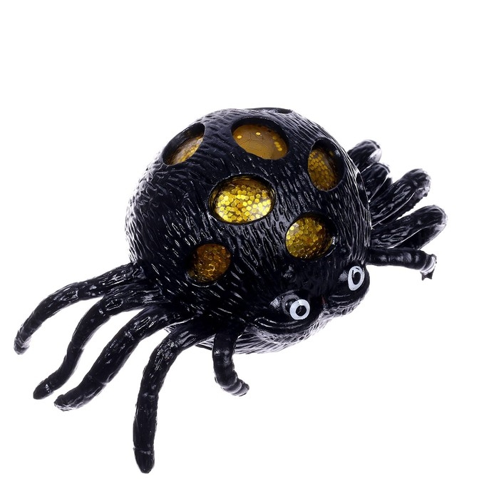 Прикол-мялка &laquo;Паук&raquo; с гидрогелем, цвета МИКС