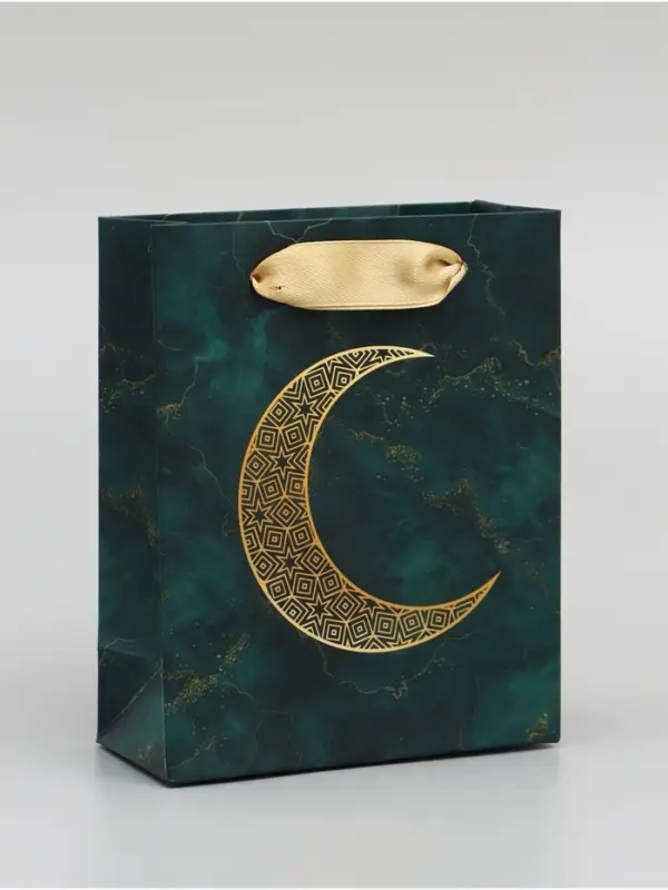 Пакет подарочный, упаковка &laquo;Рамадан&raquo;, S, 12 &times; 15 &times; 5,5 см