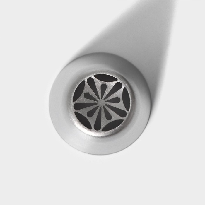 Насадка кондитерская &laquo;Тюльпан летний&raquo;, d=3,7 см, выход 2 см, нержавеющая сталь